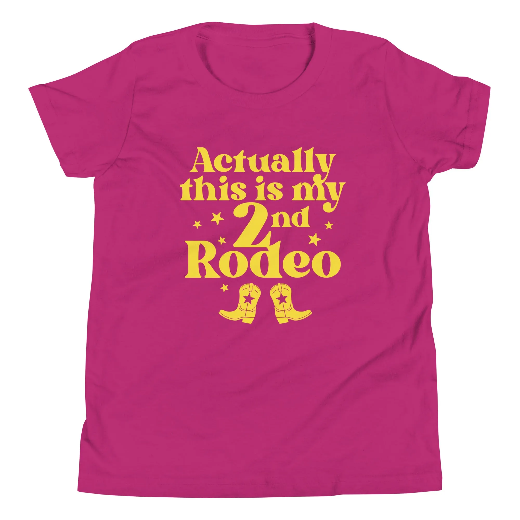 Actually This Is My 2nd Rodeo Kid's Youth Tee