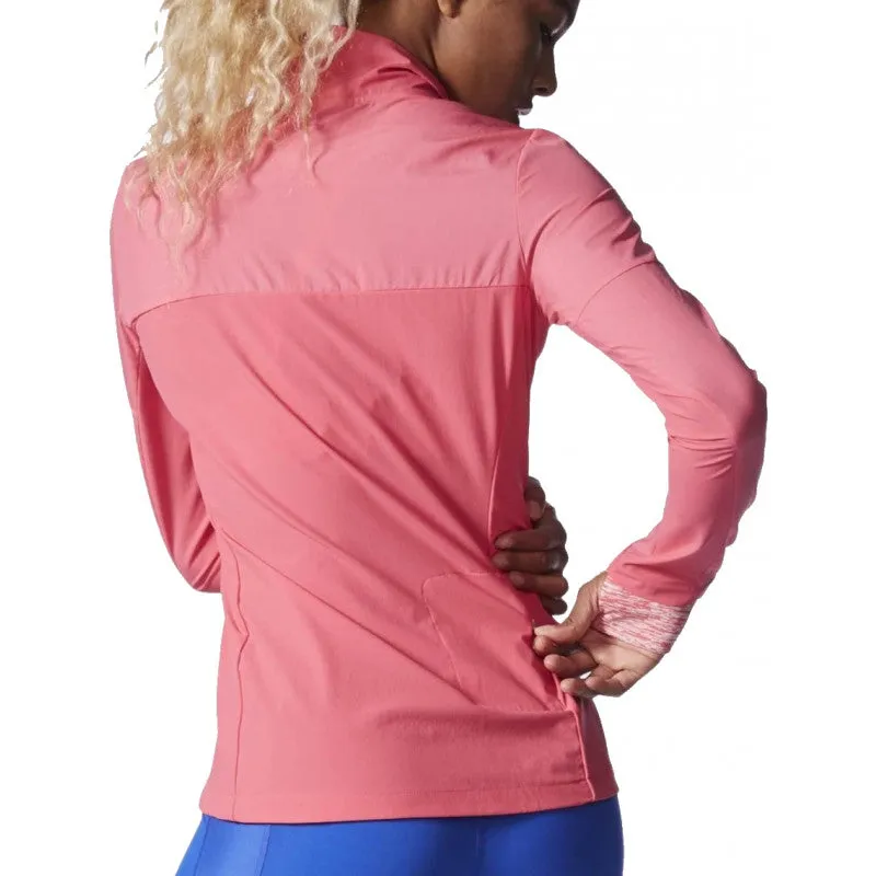 Adidas Women's Running Supernova Storm Jacket Pink