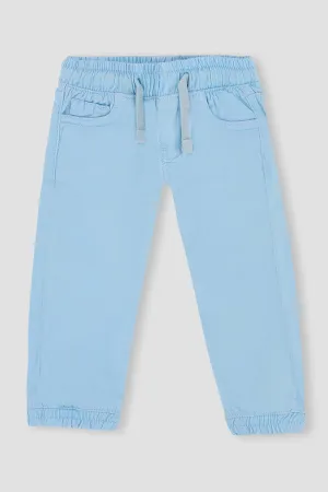 Alfons Denim Jogger Pant For Baby Boy - Sky Blue