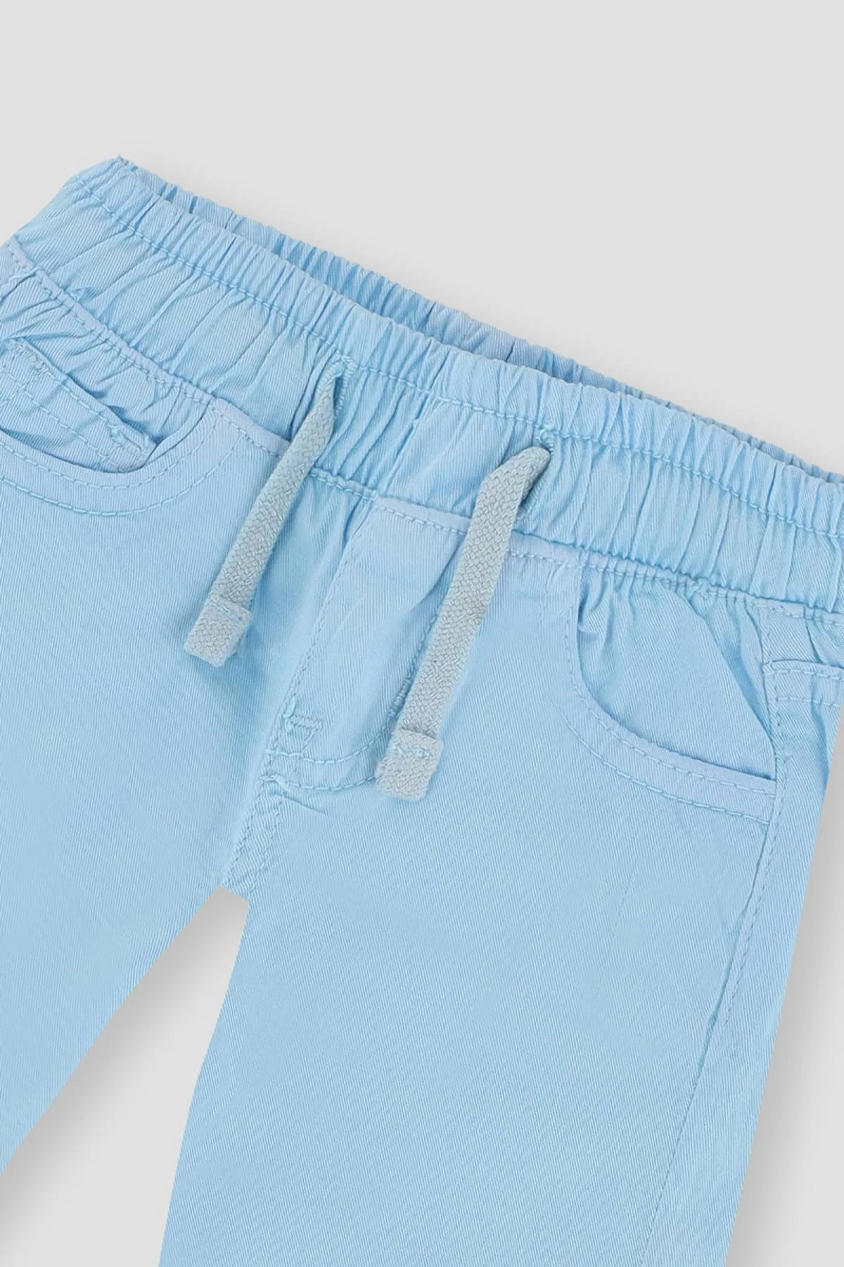 Alfons Denim Jogger Pant For Baby Boy - Sky Blue