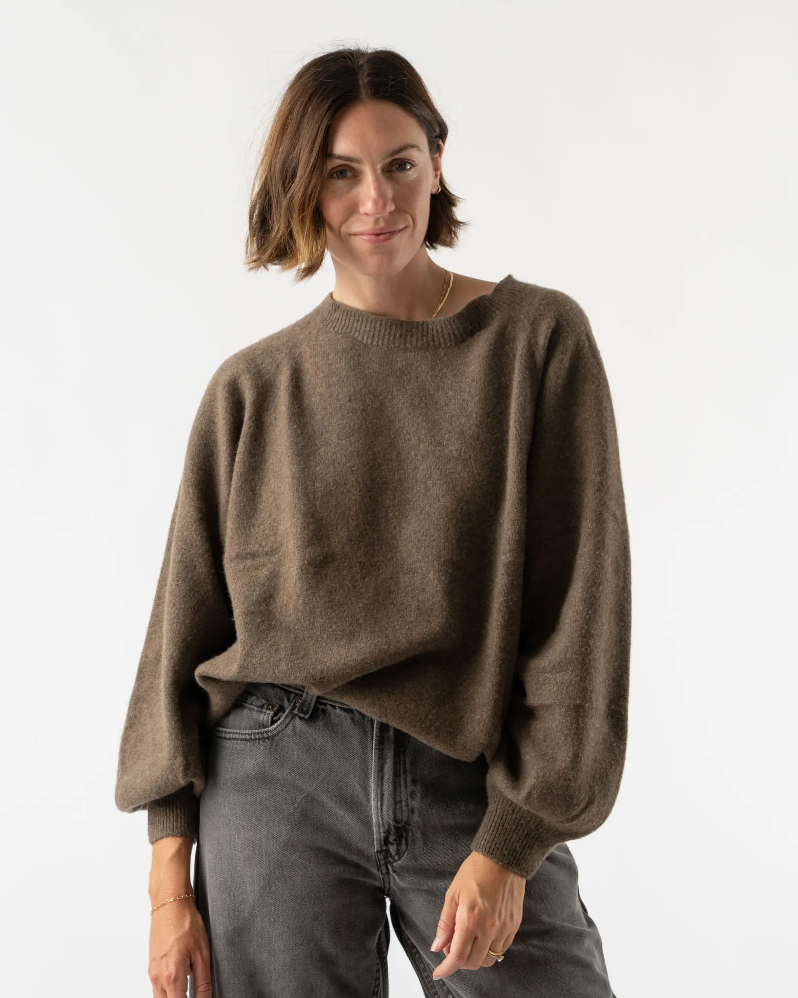 Baserange Soar Pullover in Teak Brown