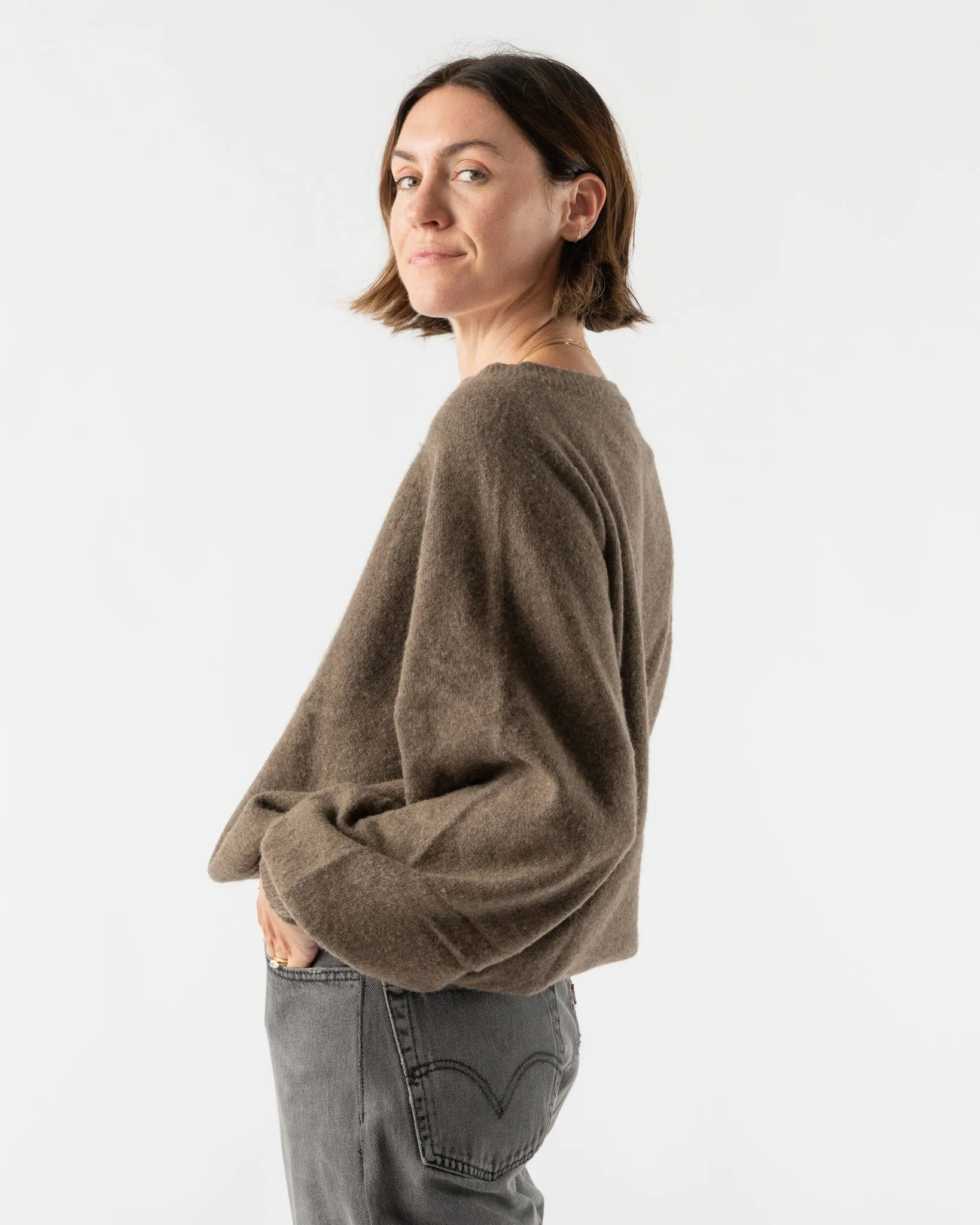 Baserange Soar Pullover in Teak Brown