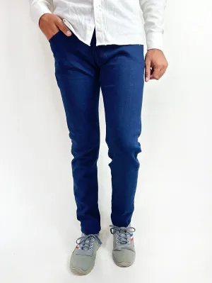 Blue Regular Fit Stretchable Jeans For Men MDJ13