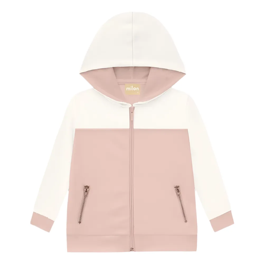 Blush White Velour Track Suit