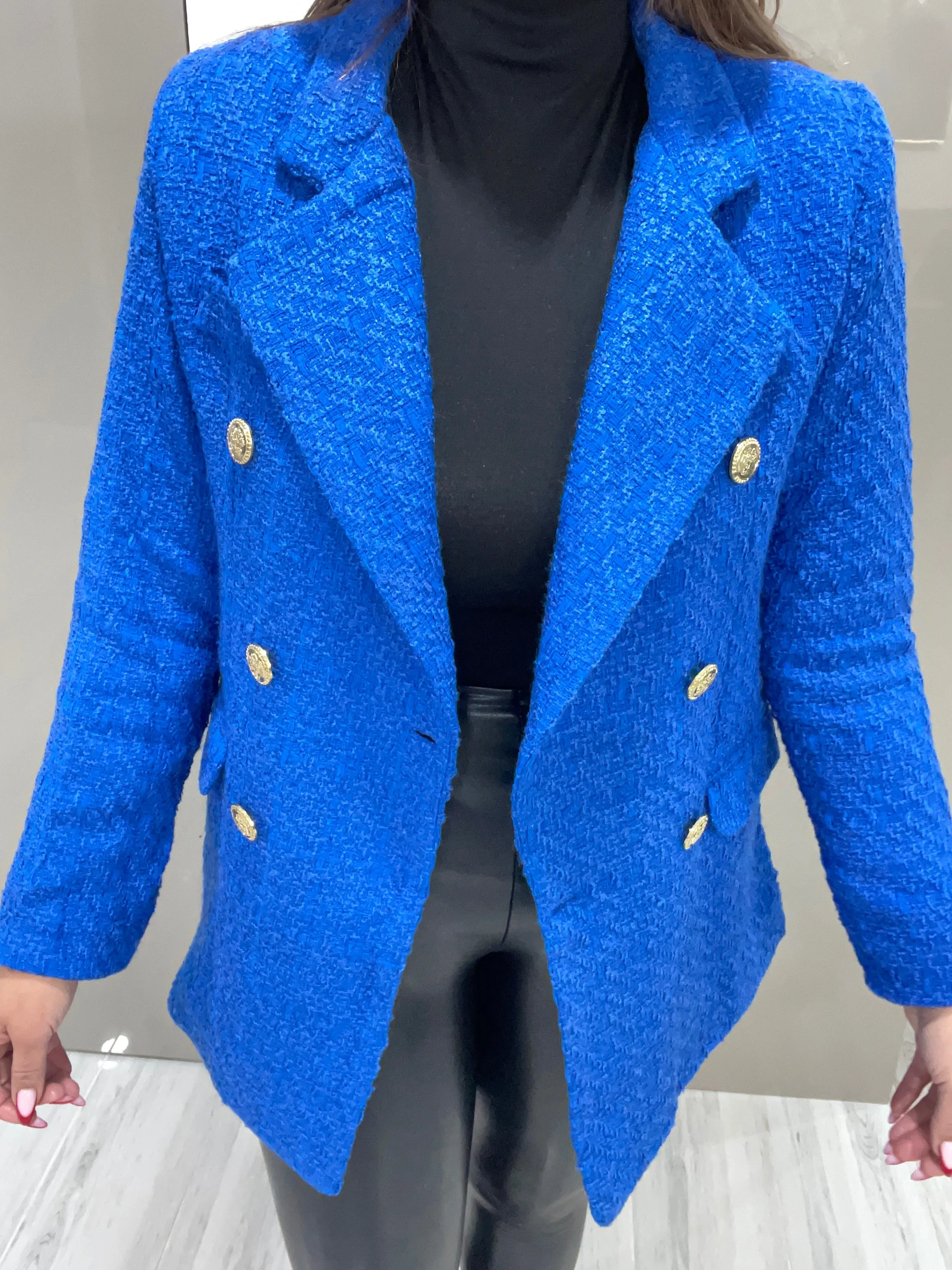 Brooklyn Tweed Blazer(Royal Blue)