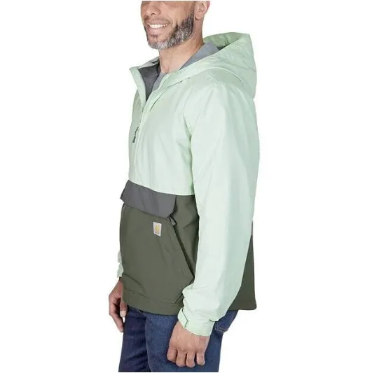 Carhartt B.V. LIGHTWEIGHT PACKABLE ANORAK GG0 Tender Green/ Dusty Olive