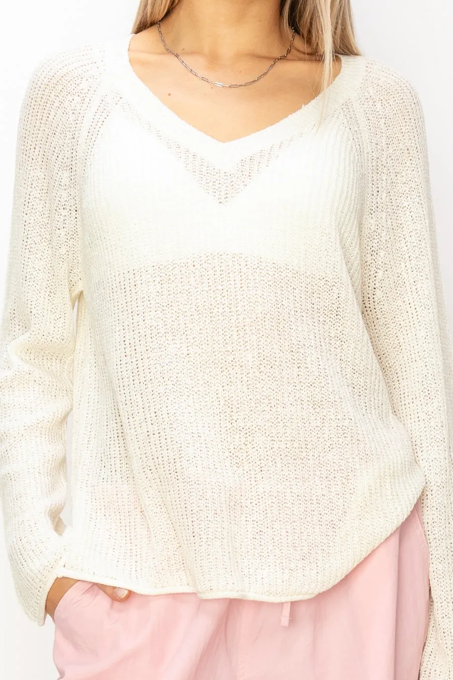 DZ24A852-Long Sleeve Oversized Sweater