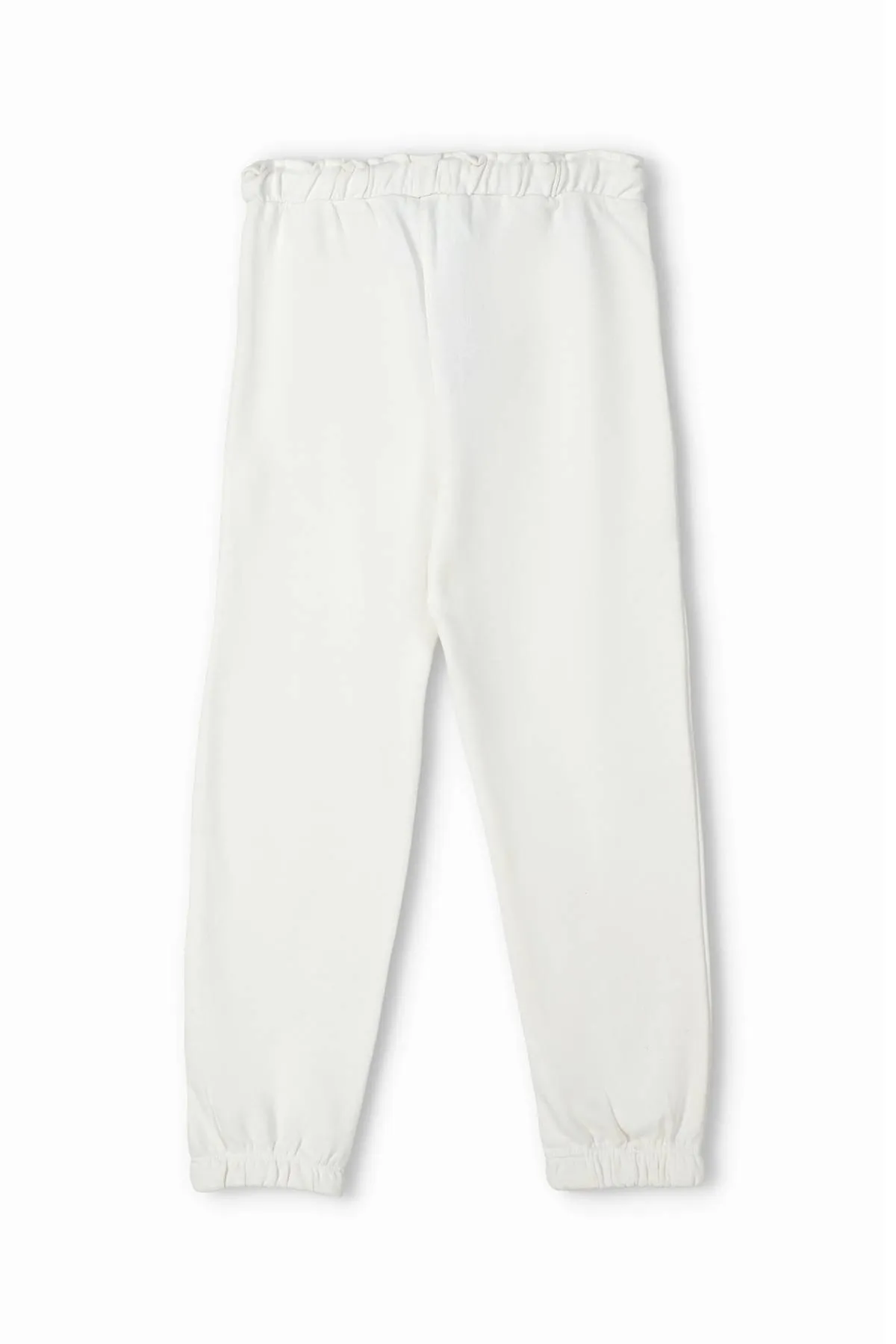 Emoji Jogger Pant For Girl - White