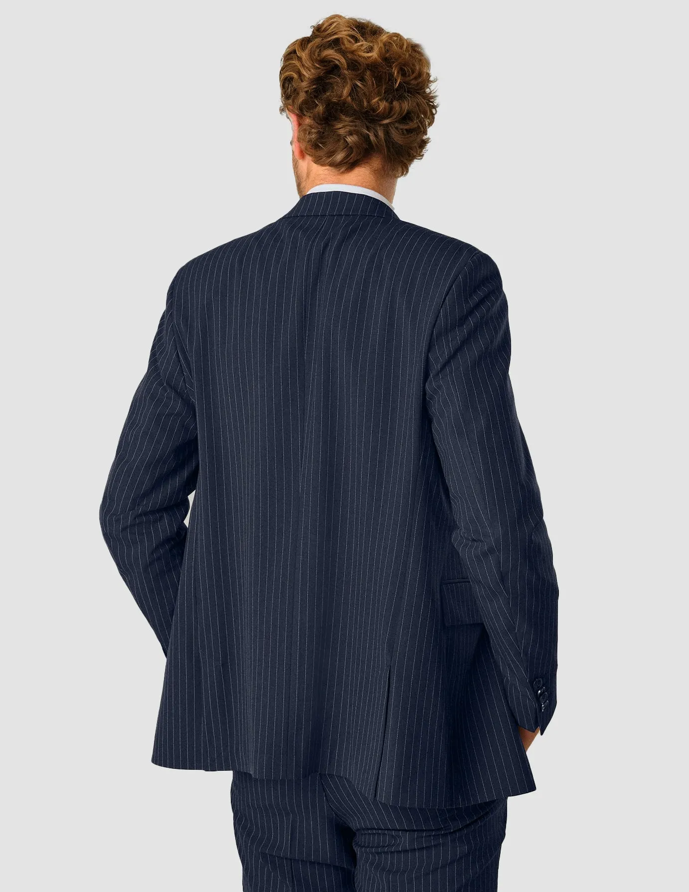 Essential Blazer Regular Navy Pinstripe