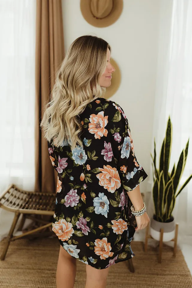 Floral Chiffon Cardi