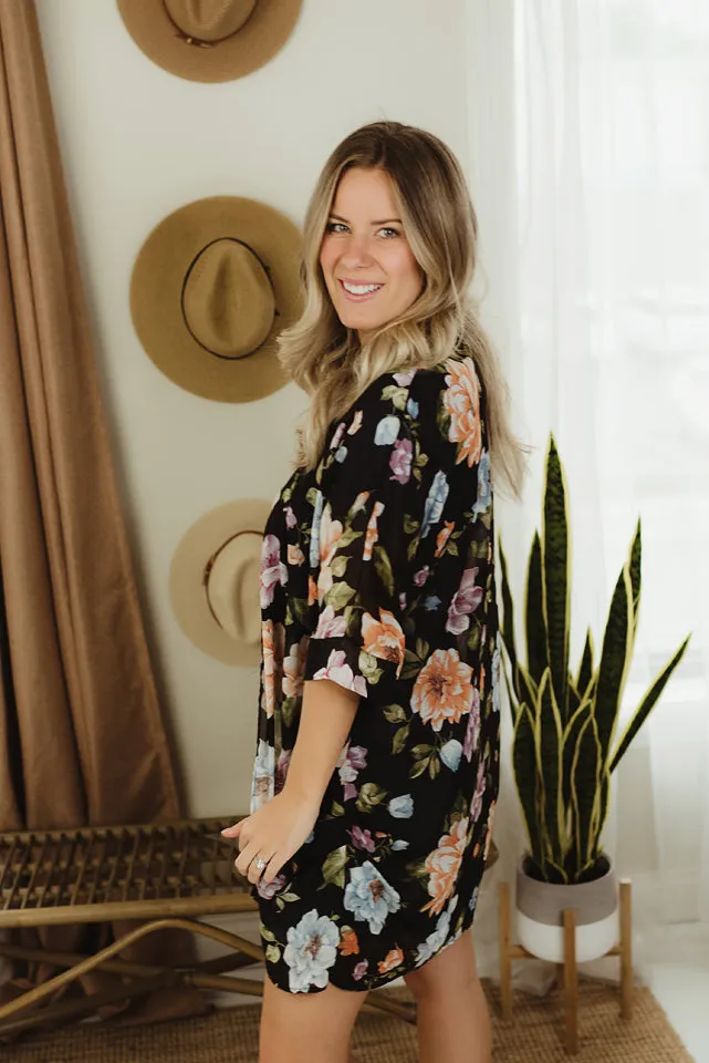 Floral Chiffon Cardi