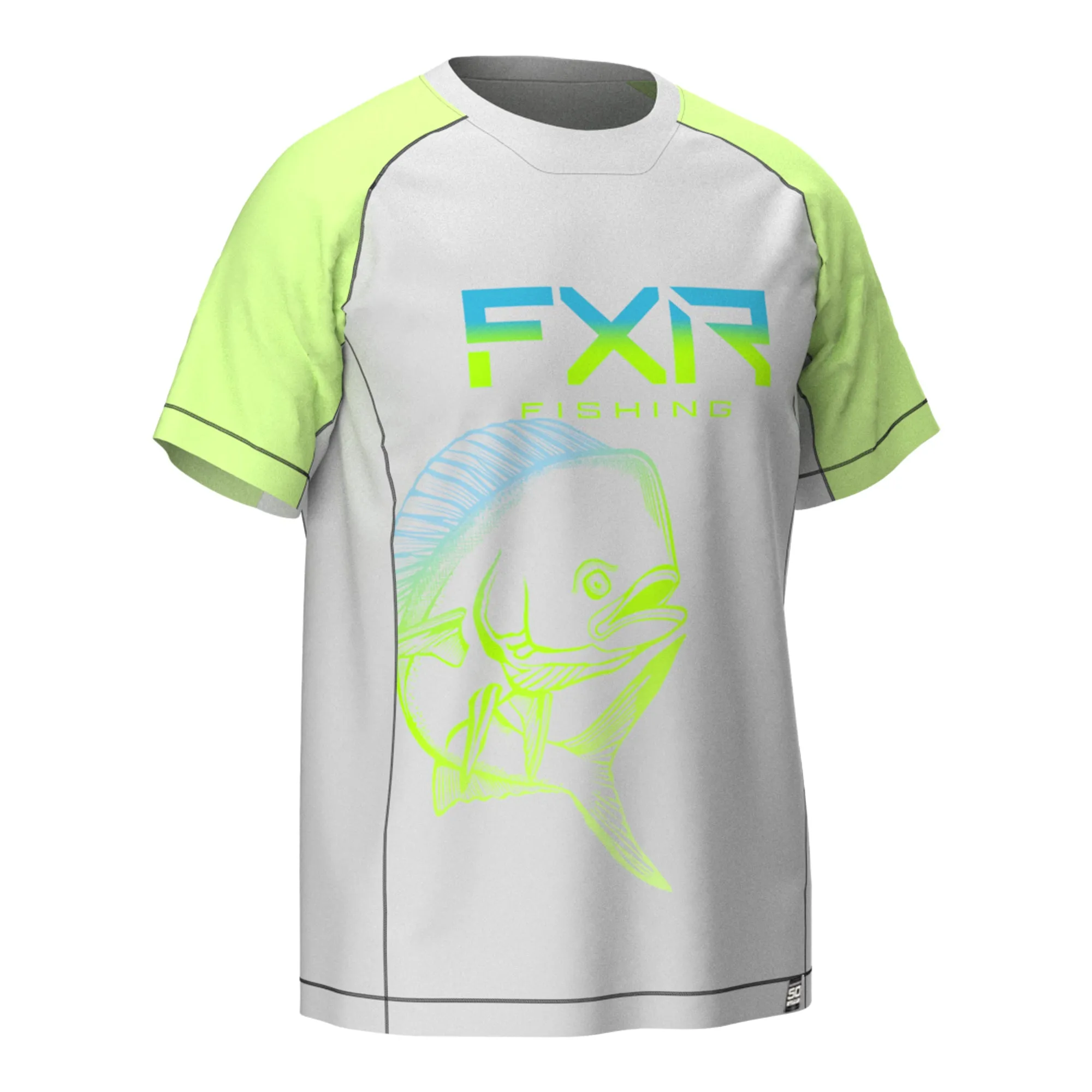 FXR Big Treble UPF T-Shirt Kiwi/Mahi Mahi