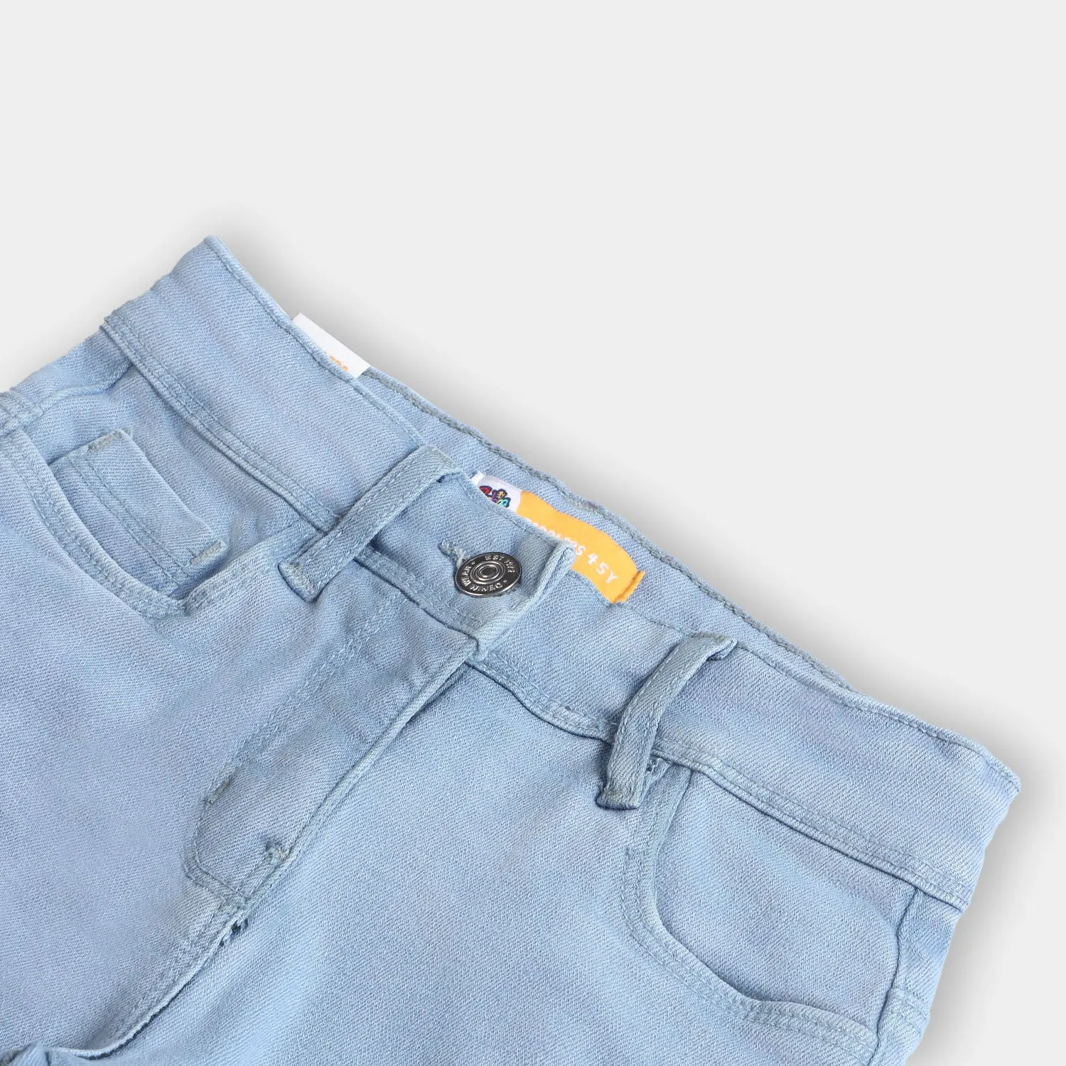 Girls Pant Denim Star-LIGHT BLUE