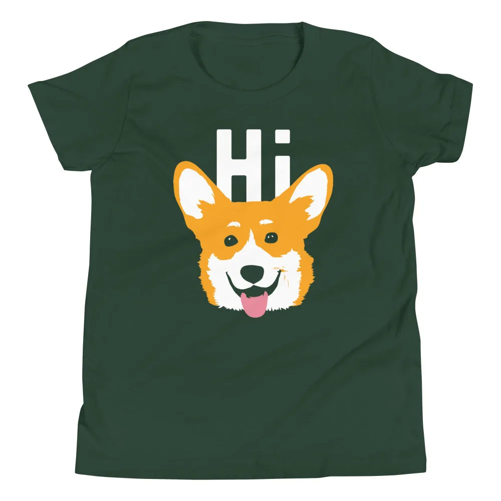 Hi Corgi Kid's Youth Tee