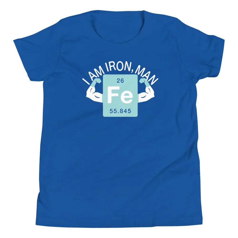 I Am Iron, Man Kid's Youth Tee