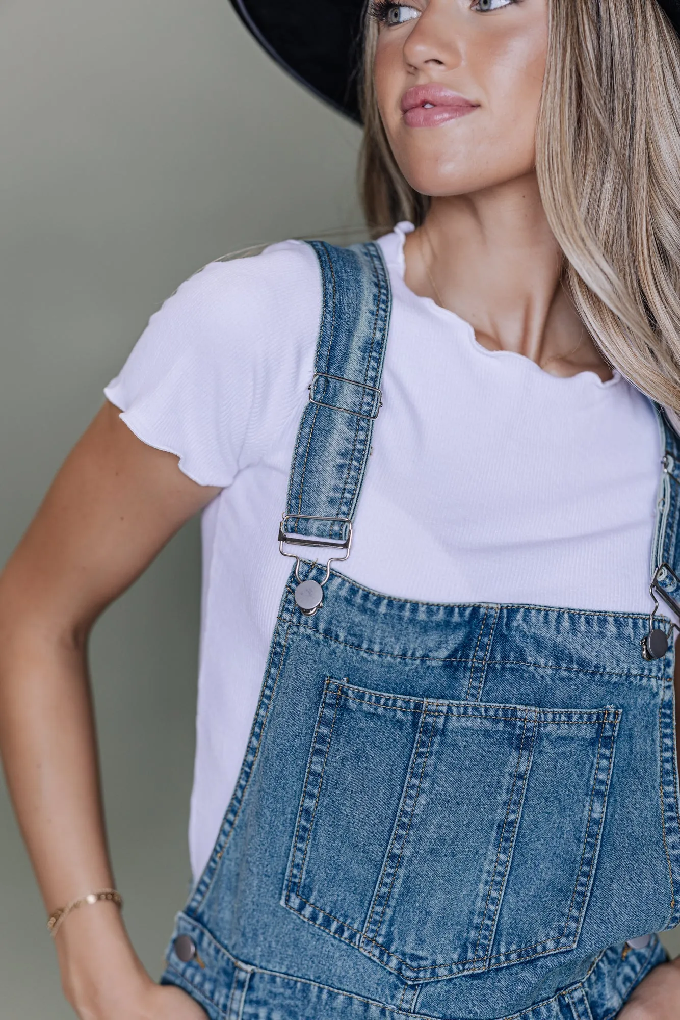 Jovi Denim Overall Dress