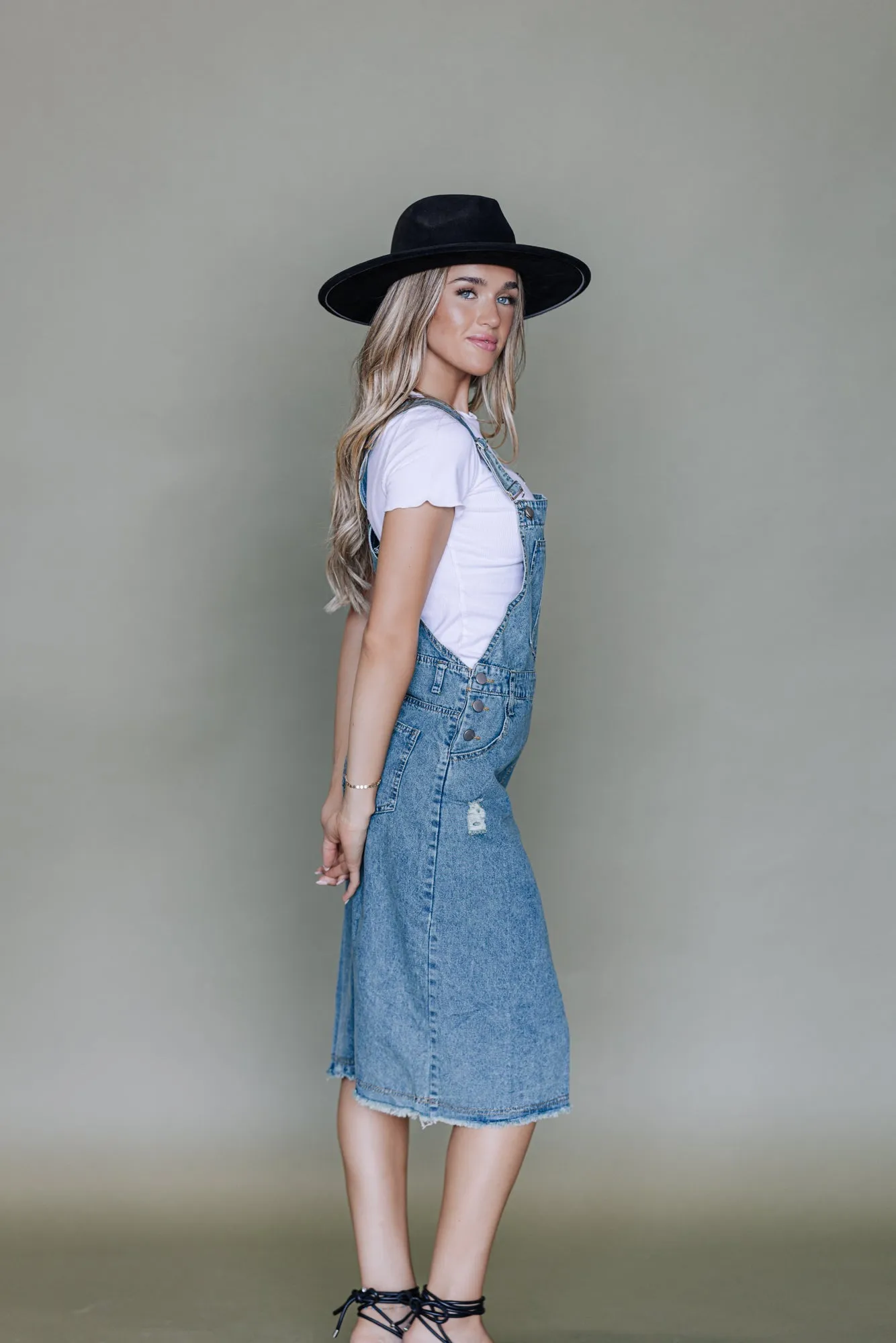 Jovi Denim Overall Dress