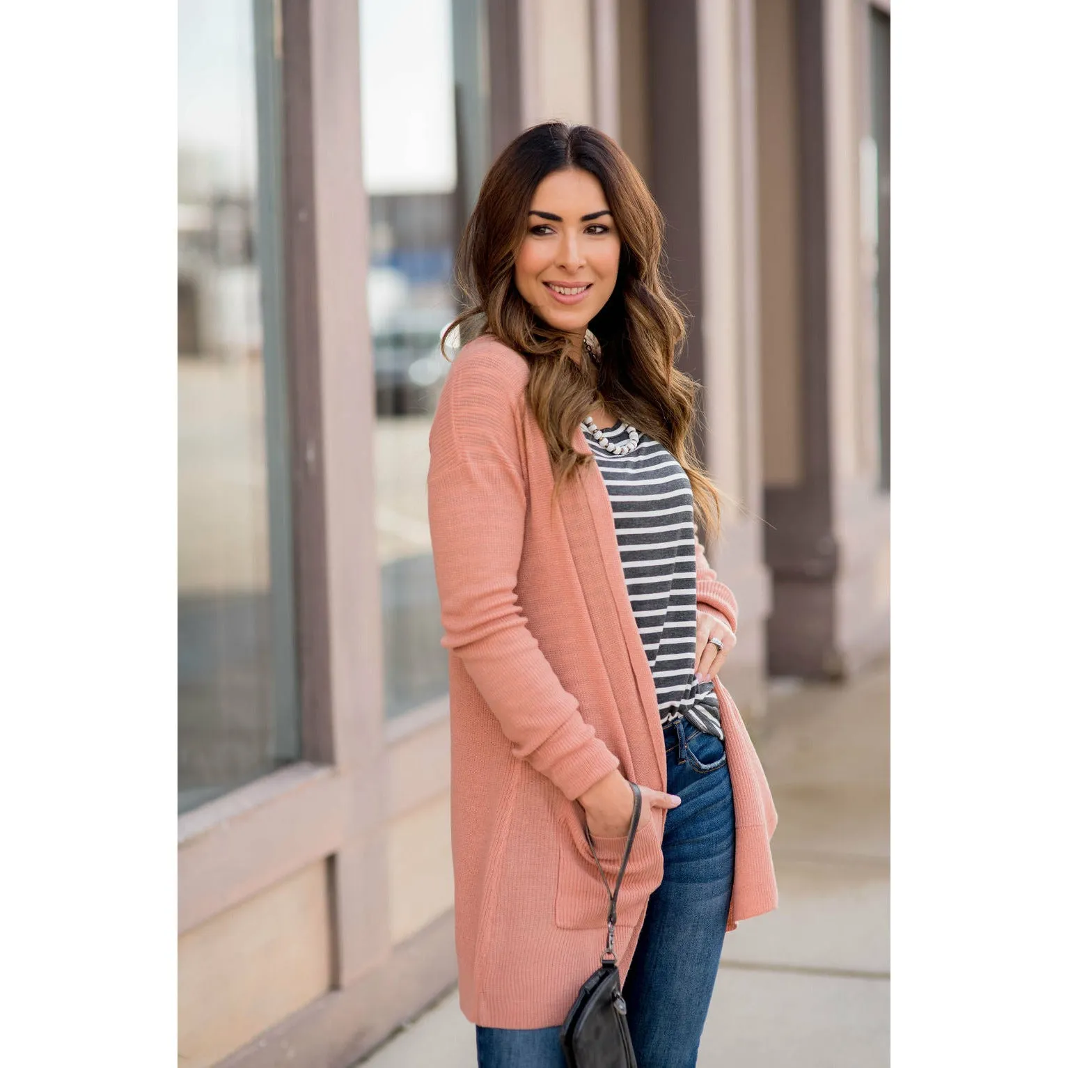 Lightweight & Lovely Ribbed Cardigan