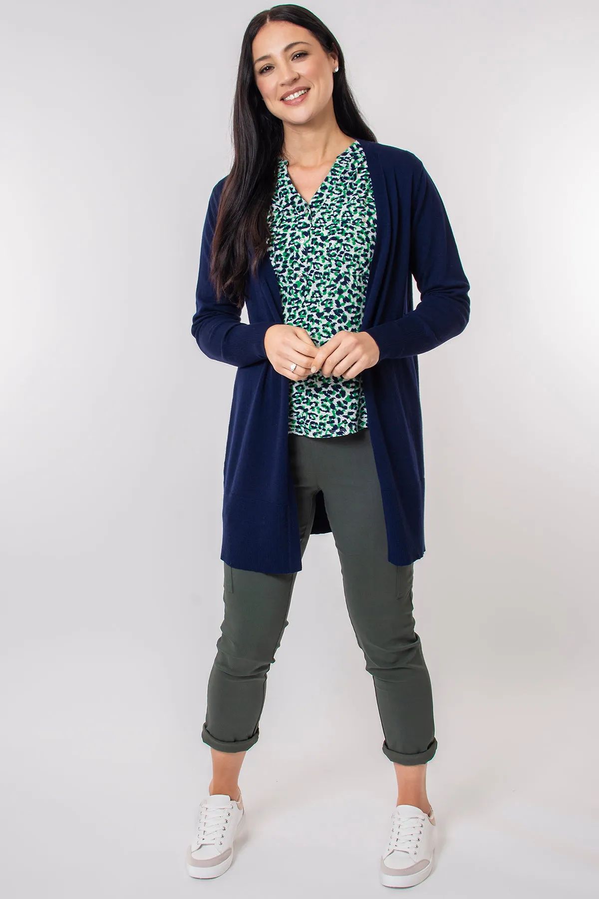 Lightweight edge to edge cardigan