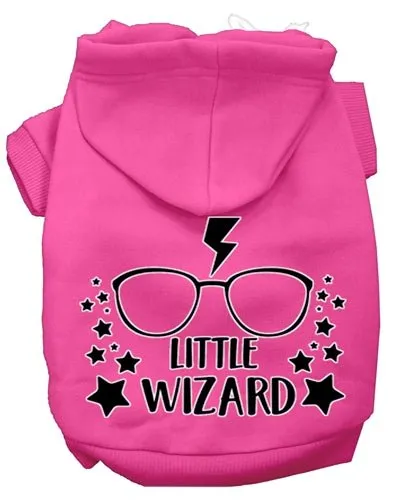 Little Wizard Screen Print Dog Hoodies in Many Colors