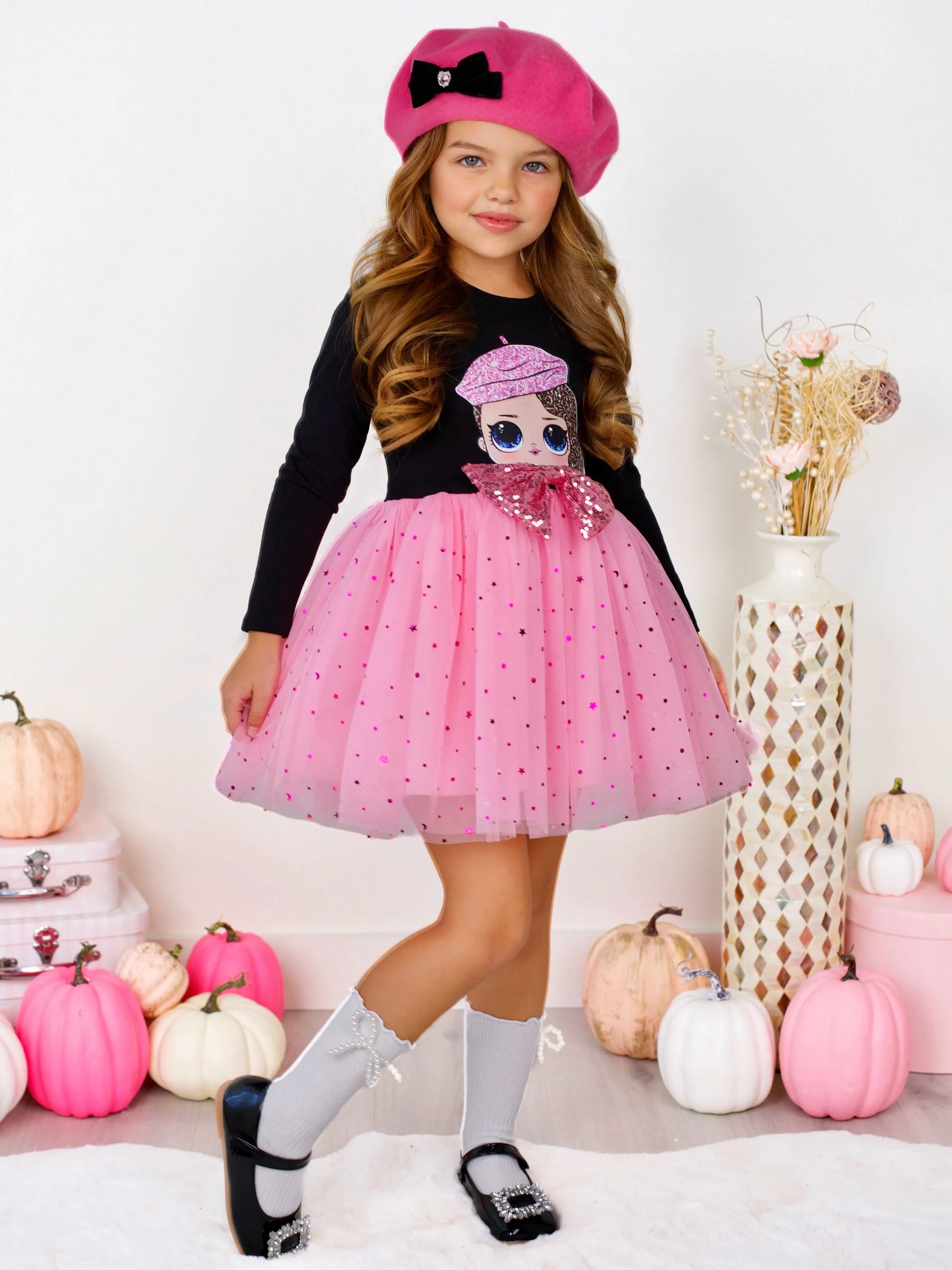 L.O.L. SURPRISE! Posh Long Sleeved Glitter Tutu Dress