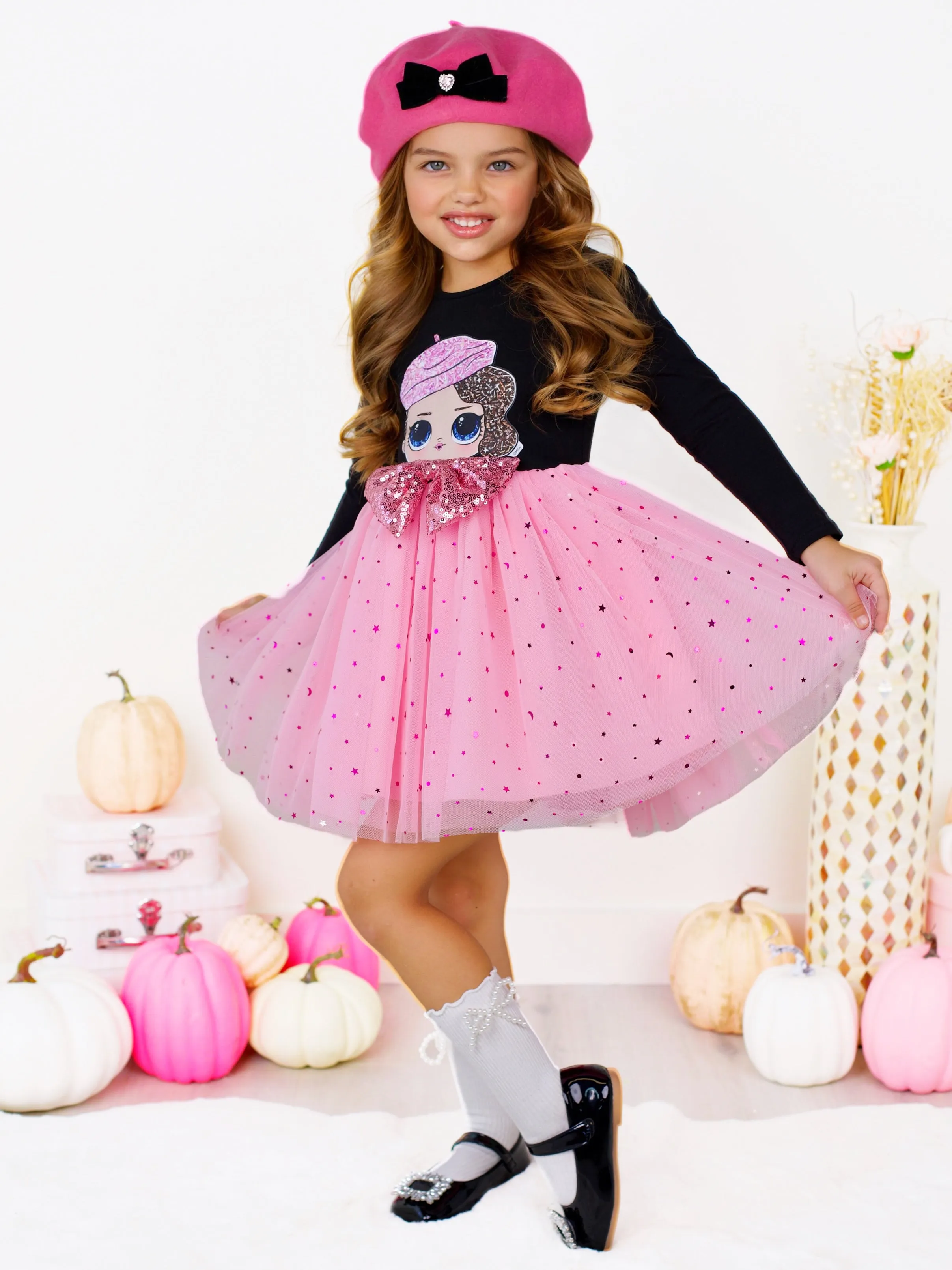 L.O.L. SURPRISE! Posh Long Sleeved Glitter Tutu Dress