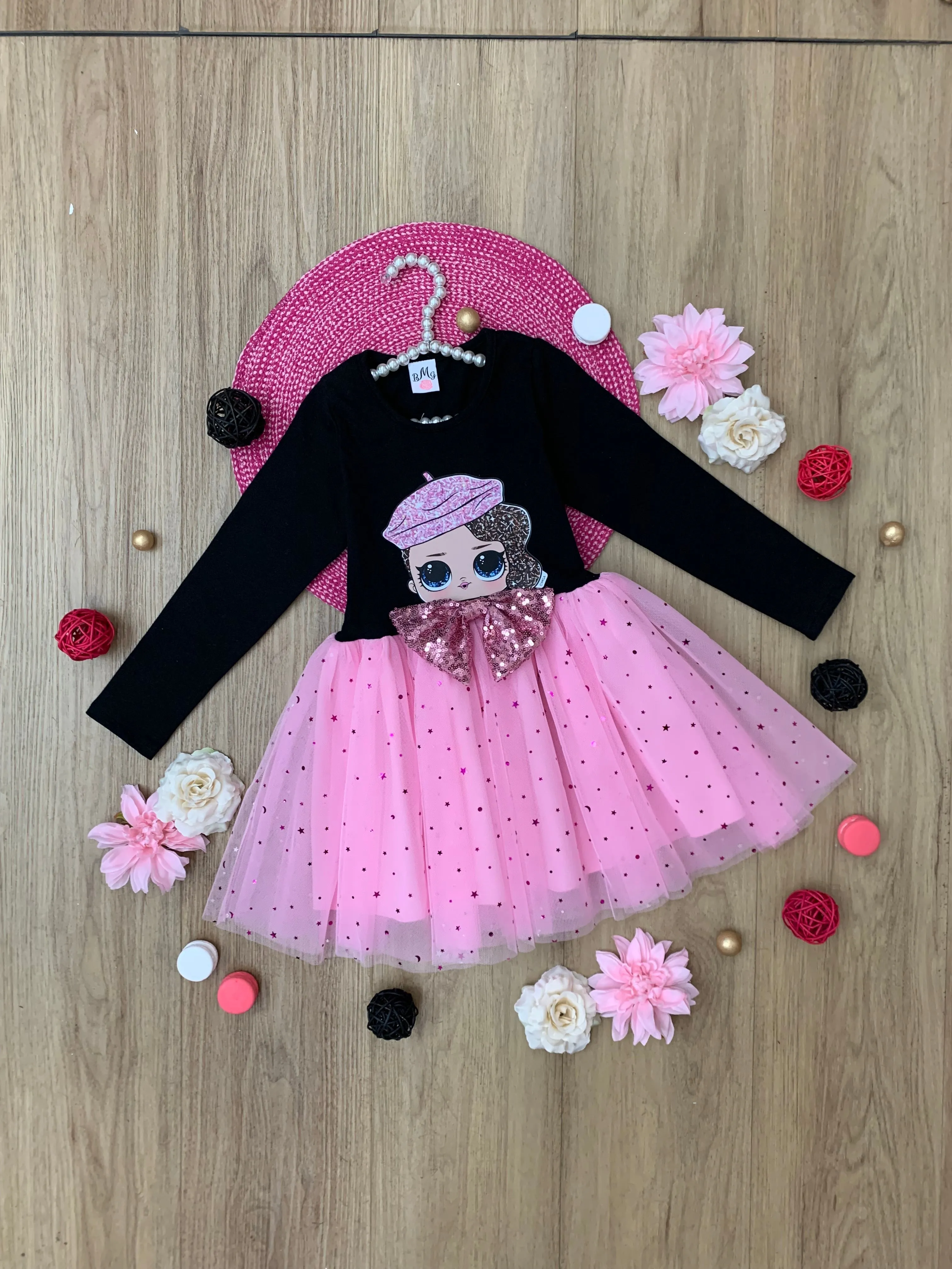 L.O.L. SURPRISE! Posh Long Sleeved Glitter Tutu Dress