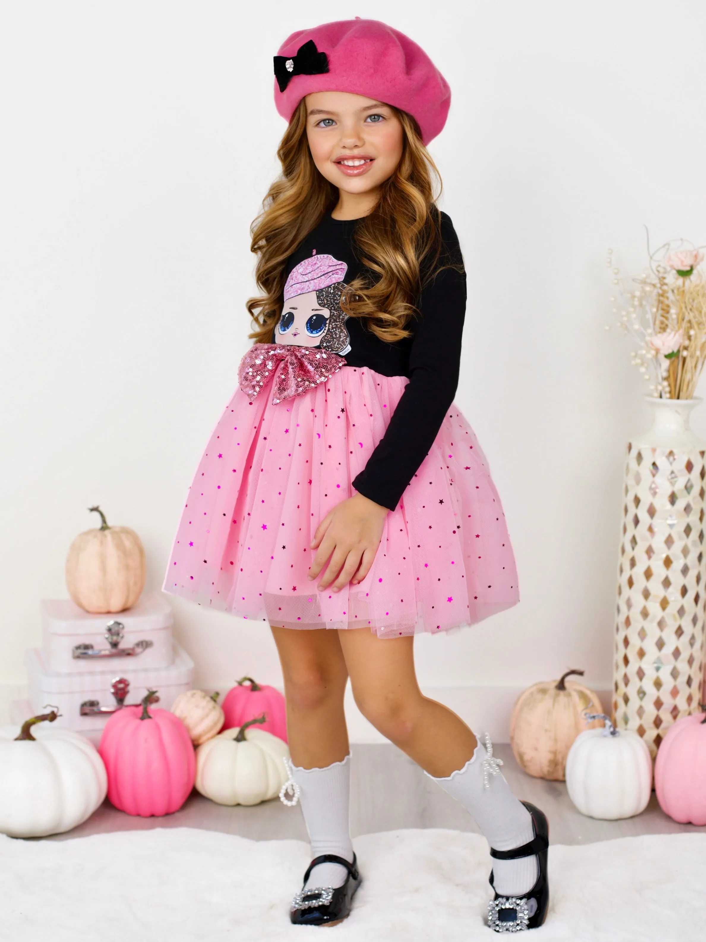 L.O.L. SURPRISE! Posh Long Sleeved Glitter Tutu Dress