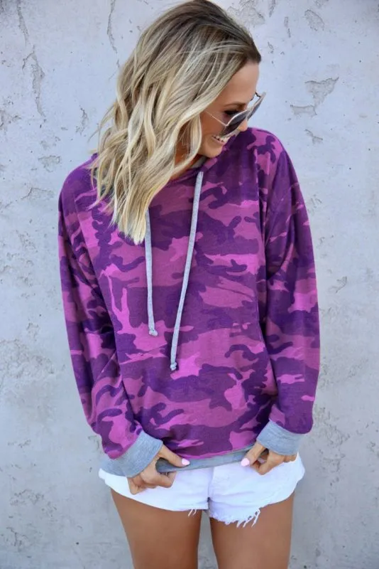 London Collection Polyester Hoodie (Purple)