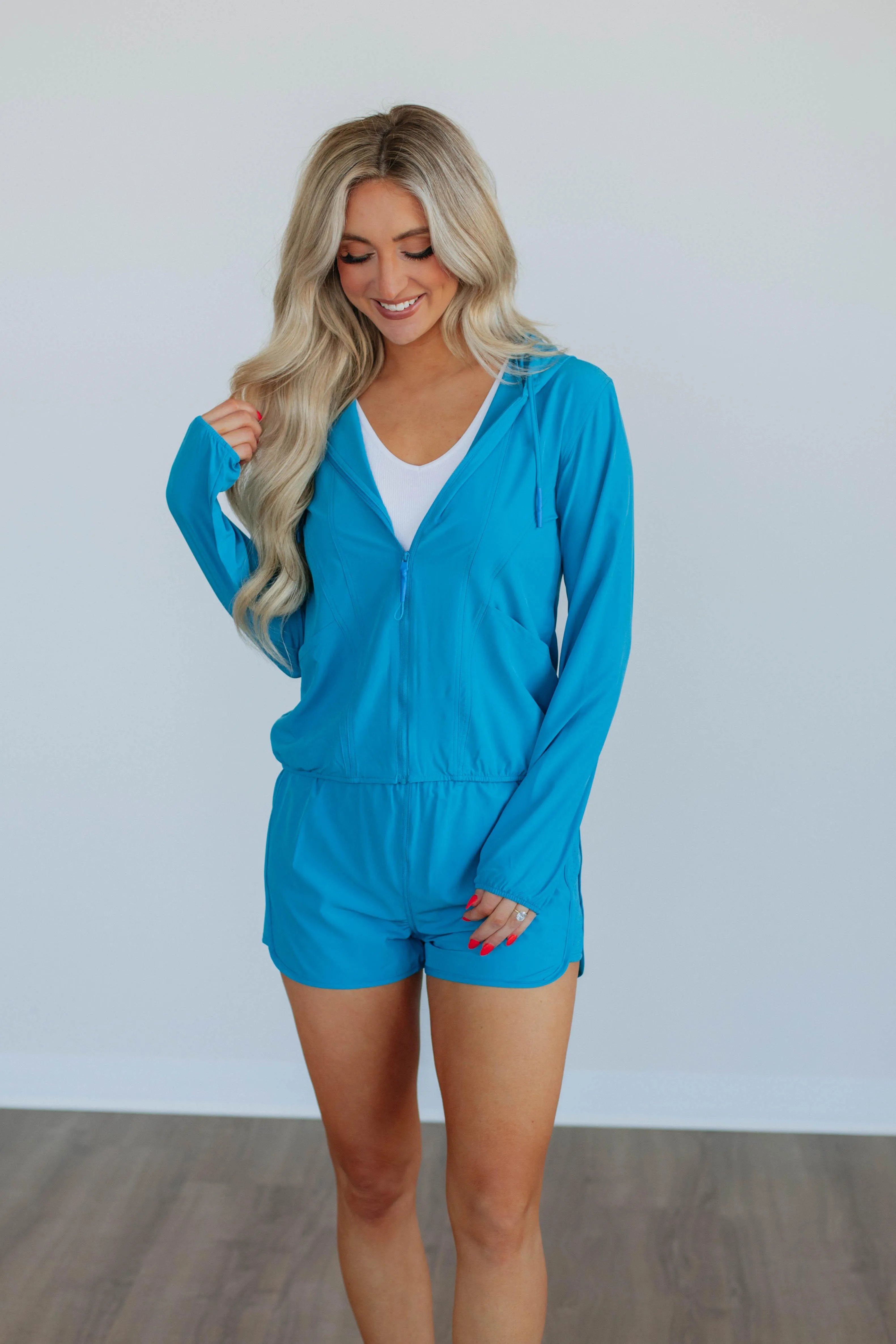 Londyn Lightweight Jacket - Cerulean