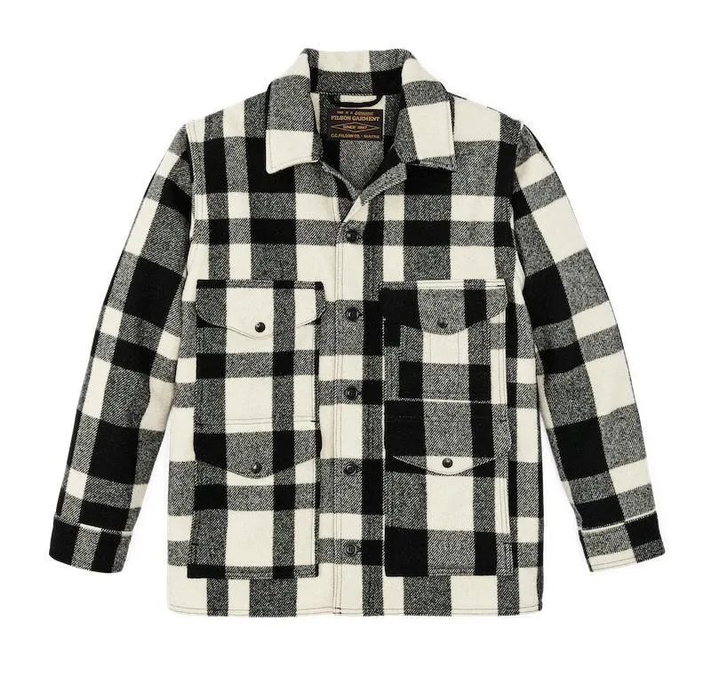 Mackinaw Wool Cruiser - Natural / Black Heritage Plaid