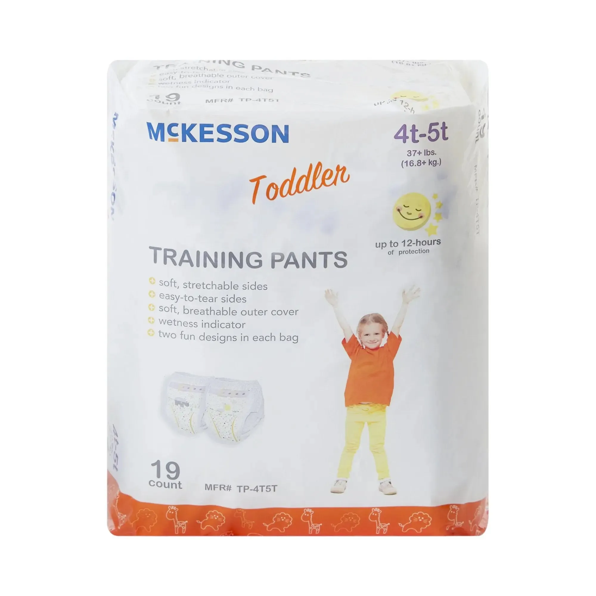 McKesson Toddler Training Pants, 4T to 5T