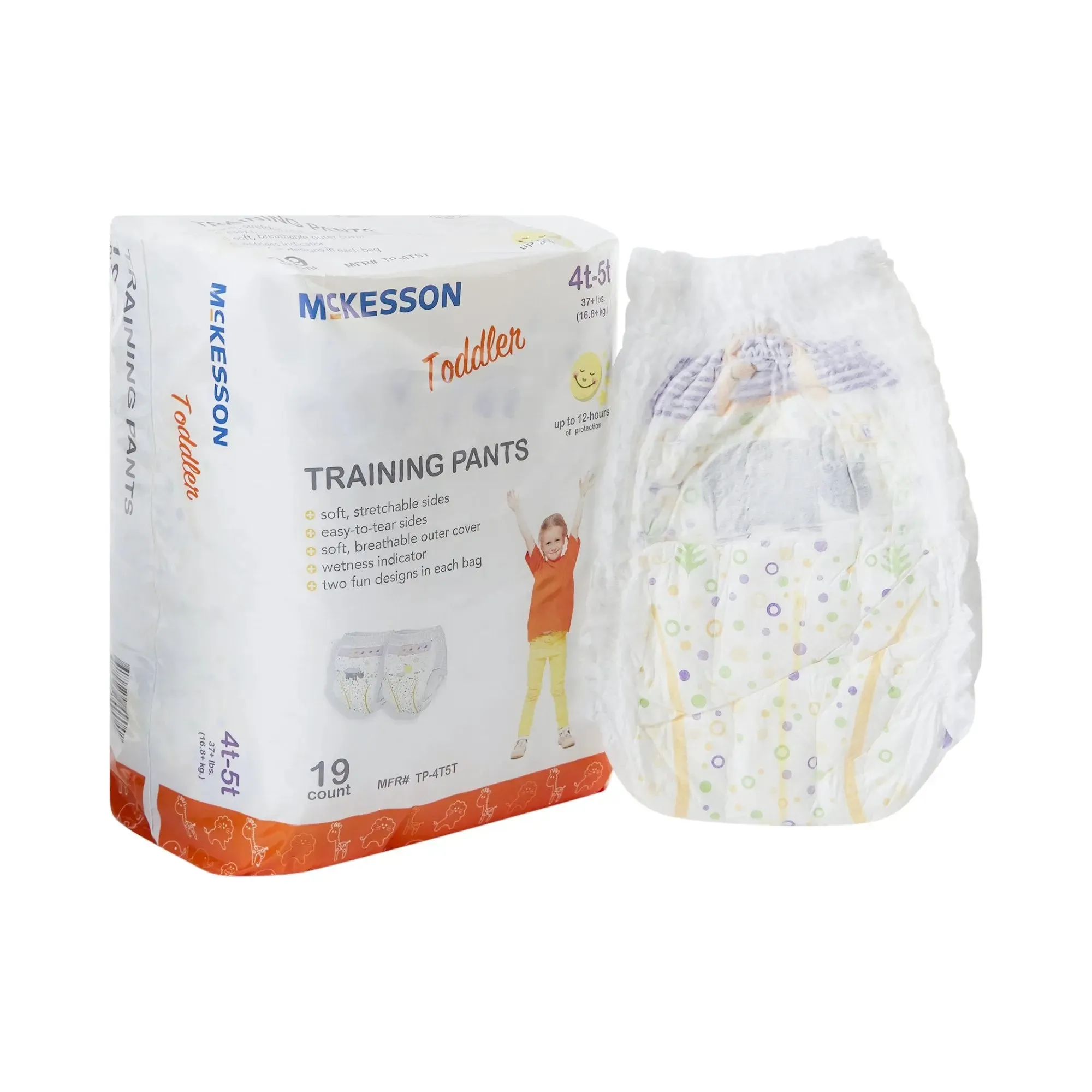 McKesson Toddler Training Pants, 4T to 5T