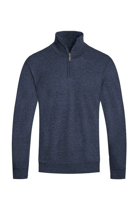 Mens Knit Quarter Zip Sweaters