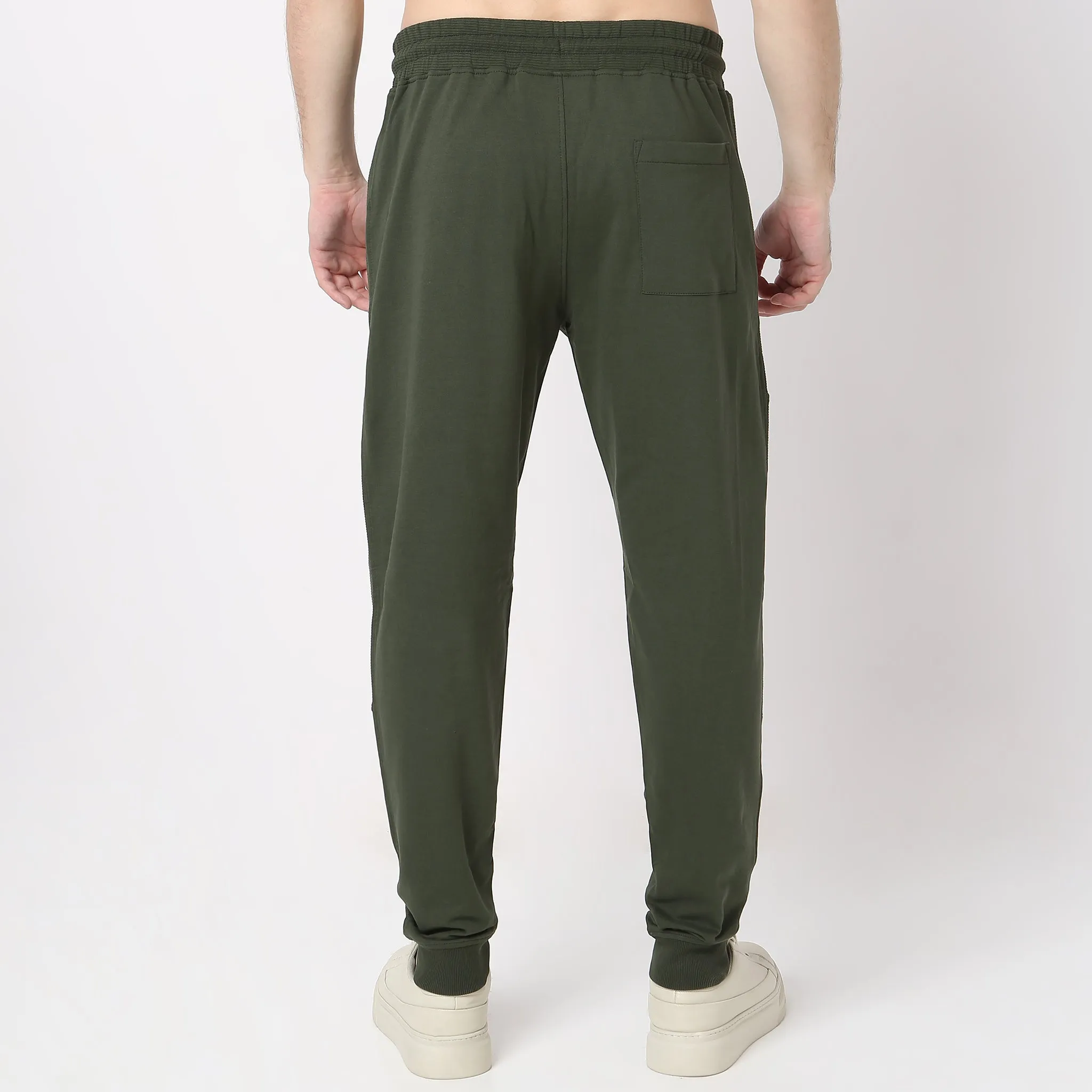 Modern Explorerᵉˣ Stretchable with Ribbed Panel Moto Joggers