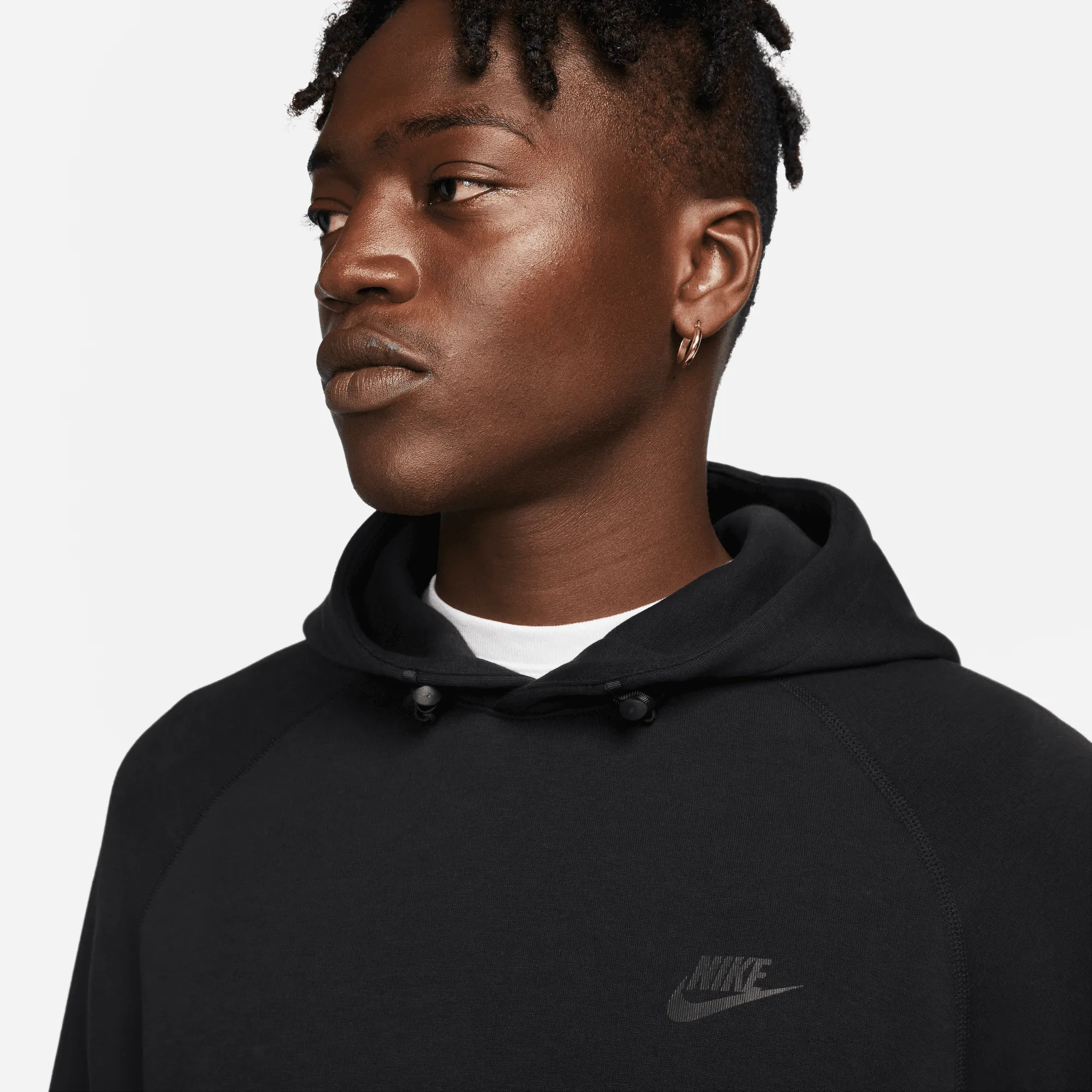 Nike Sportswear Black Tech Fleece Pullover Hoodie