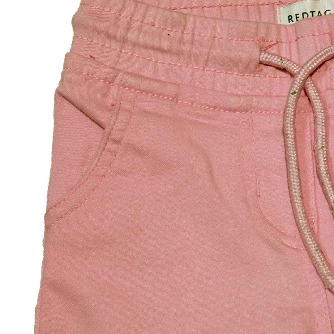 Pink Stretchable Joggers Pale