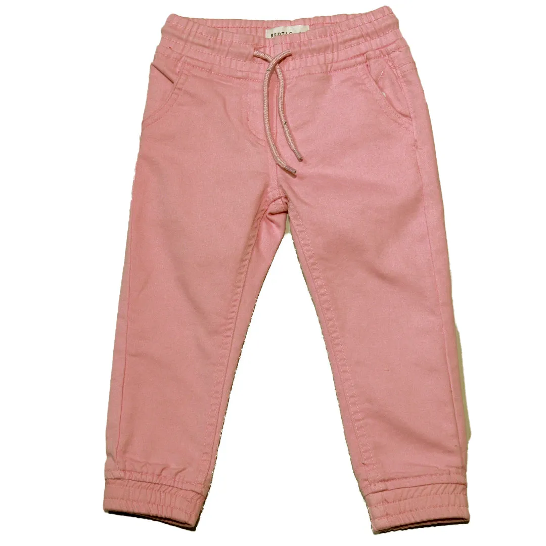 Pink Stretchable Joggers Pale