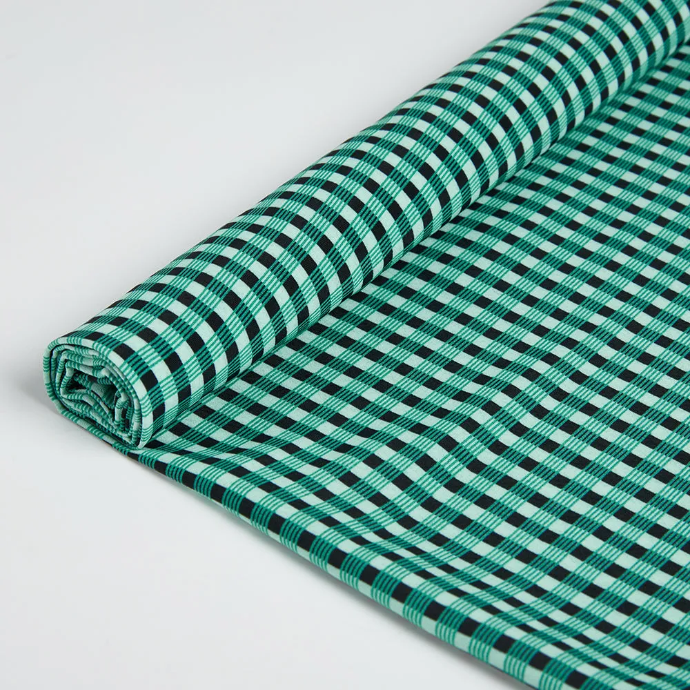 Polyester Check Pattern Chiffon Fabric