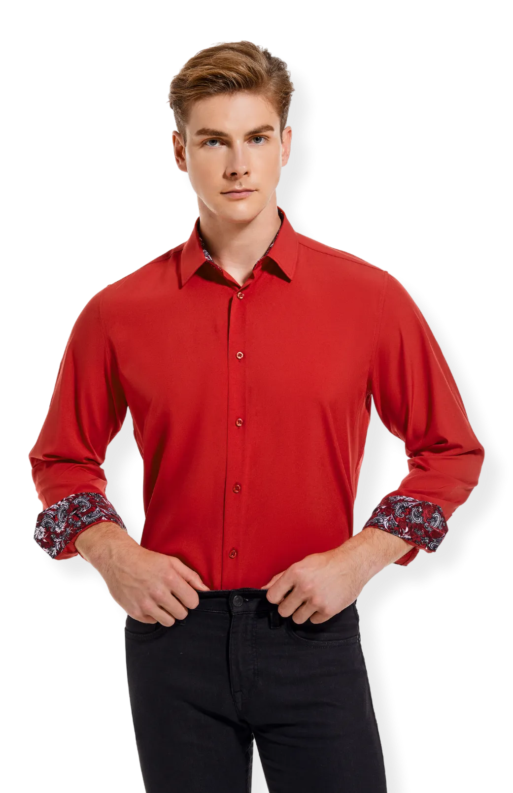 PREMIERE SHIRTS: RED OPULENCE