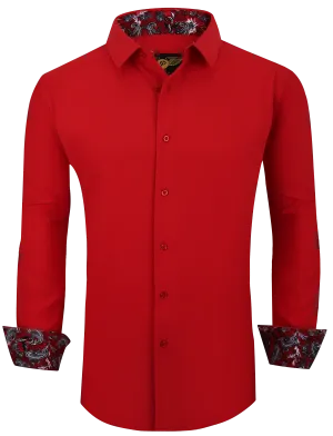 PREMIERE SHIRTS: RED OPULENCE