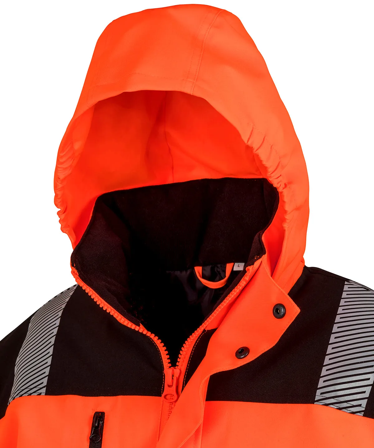 Printable softshell safety coat