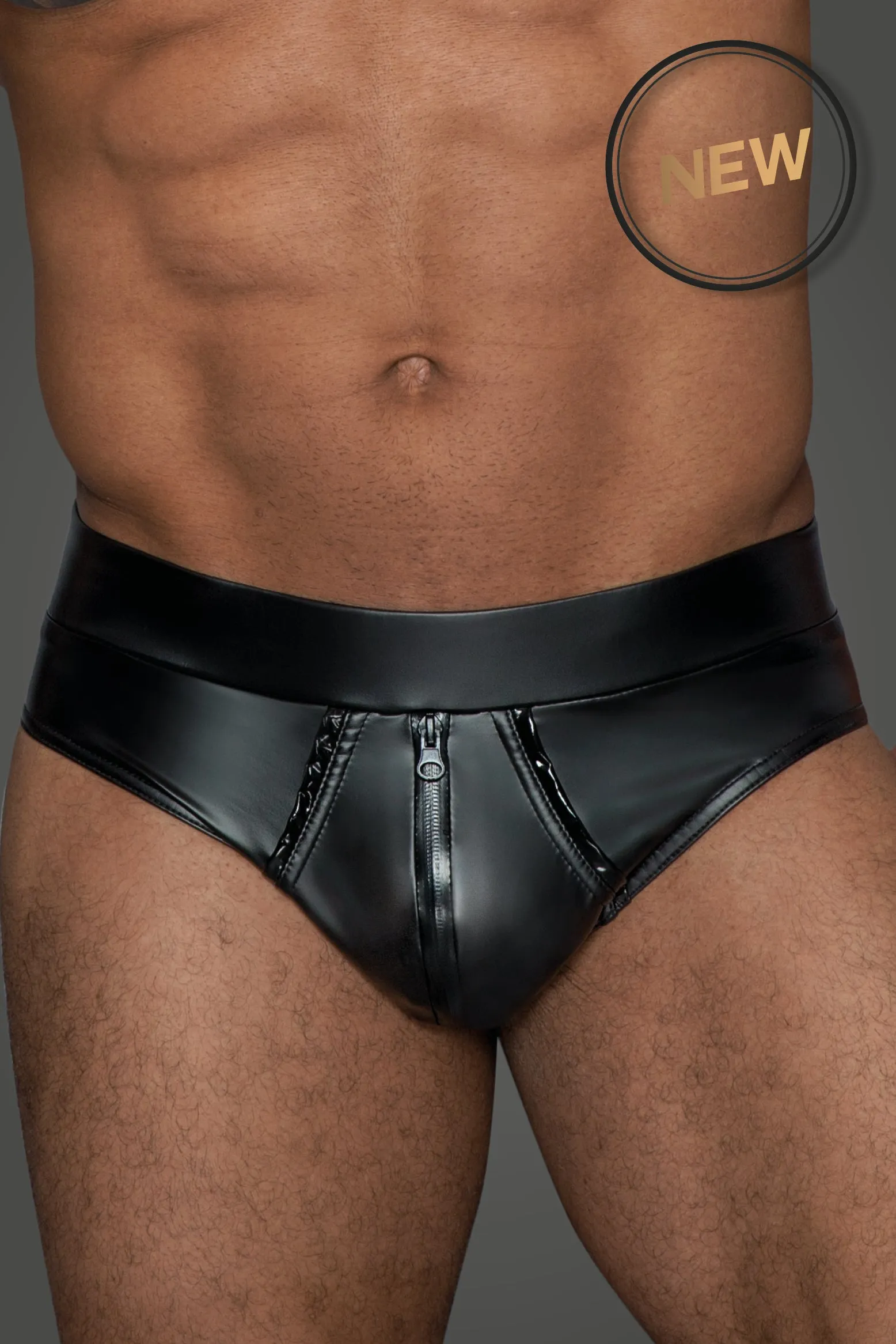 PVC Shorts with Continous Zipper