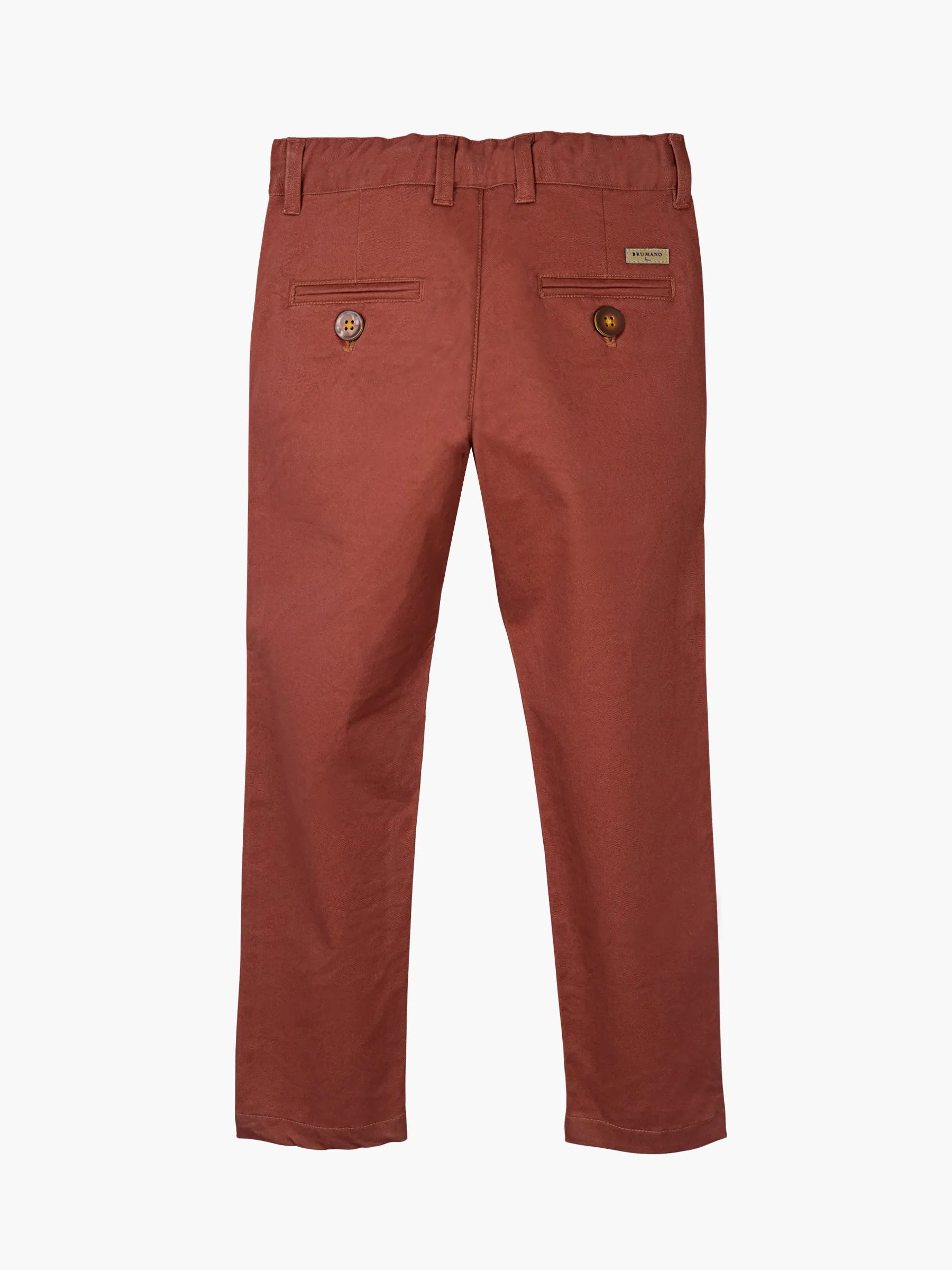 Rusty Orange Casual Twill Trouser