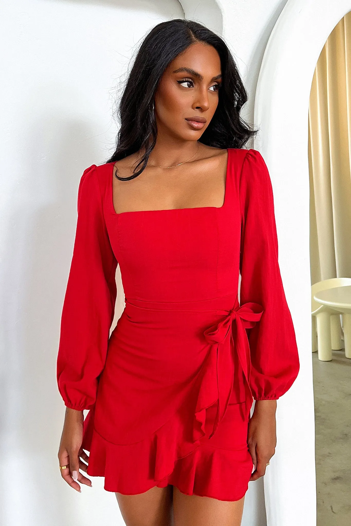 Silvana Dress - Red