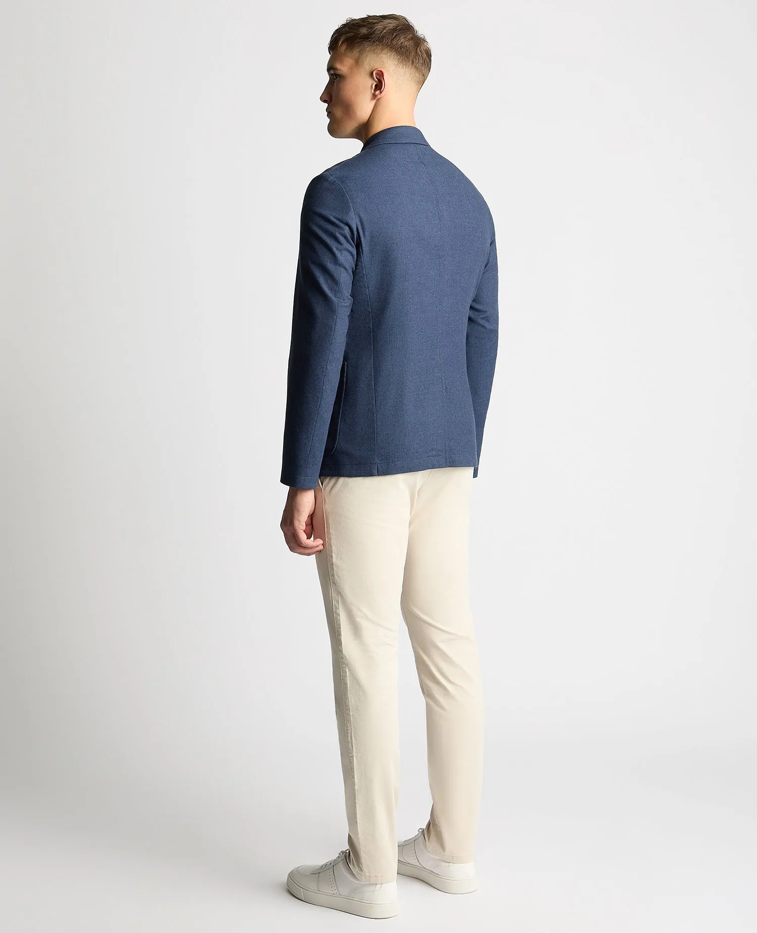 Slim Fit Cotton-Blend Stretch Jacket