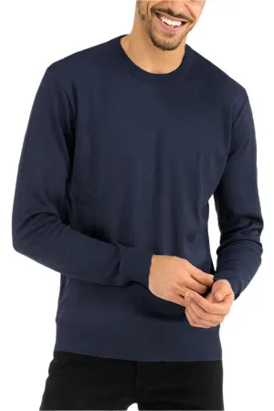 Solid Color Round Neck Sweater