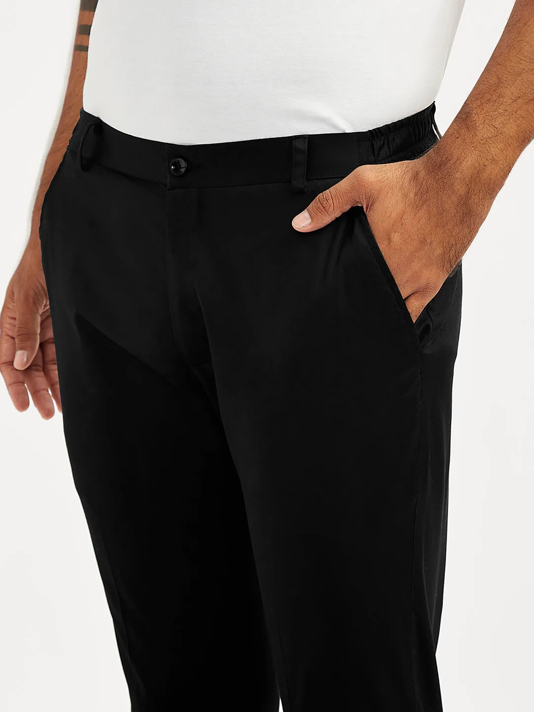 VASTRAMAY Men's Black - Pant Style Pyjama