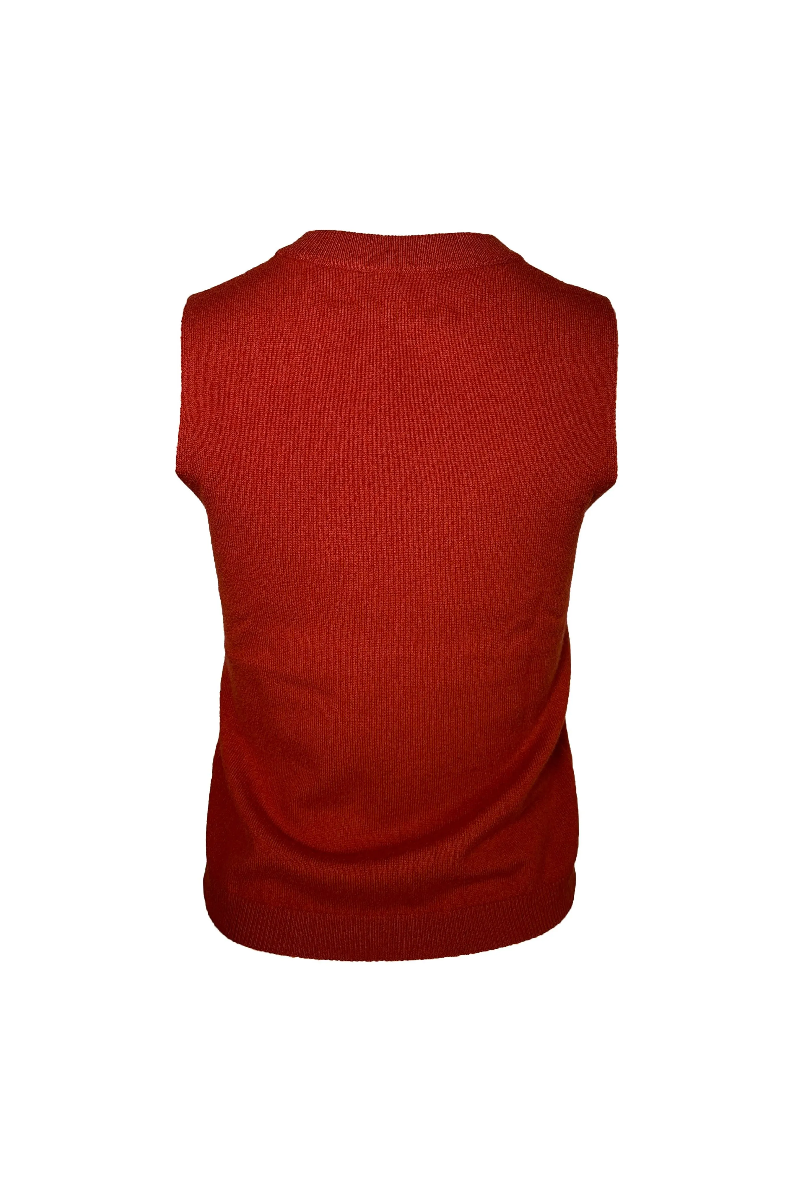 W. Cashmere Dianna Cashmere Tank 182-005R1 | Maple Red