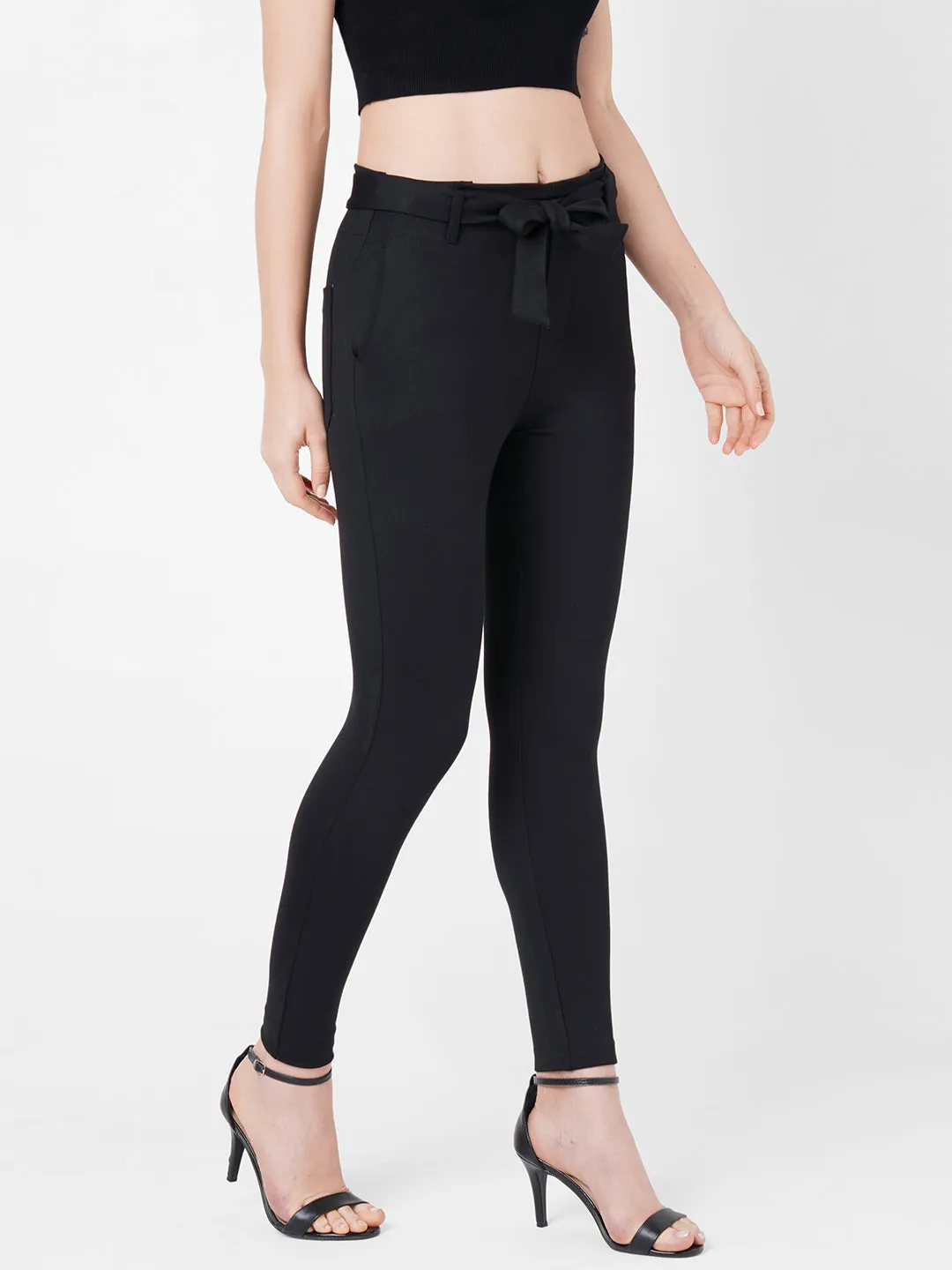 Women High-Rise Skinny Tregging